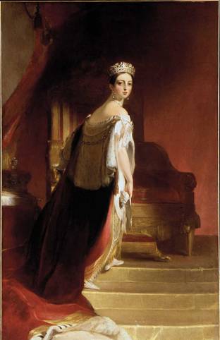 Queen Victoria 1838  	by Thomas Sully 1783-1872 	Metropolitan Museum of Art New York NY  L1993.45